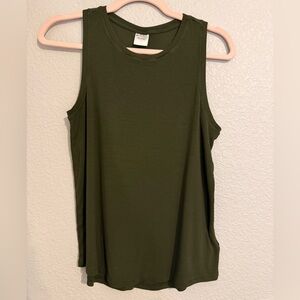 Athleta Dark Green Tank Top. Unbelievably soft. Size small.